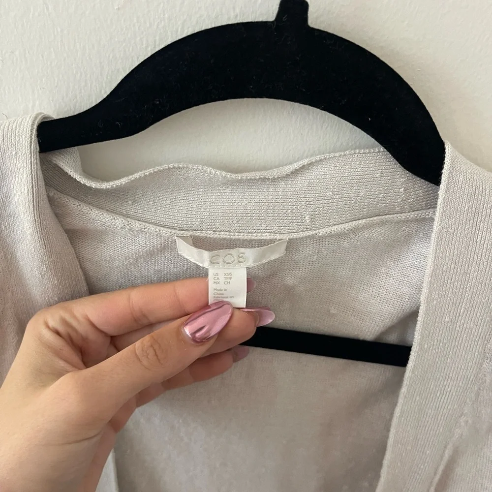COS Cream Cardigan
